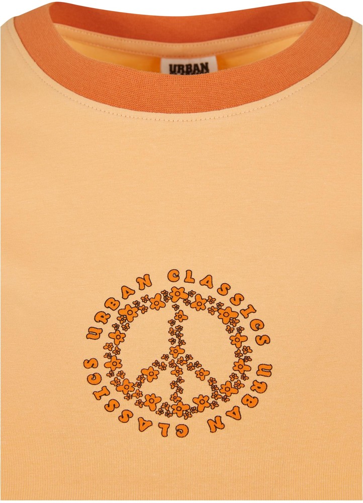 UrbanClassicsDamenT-ShirtLadiesStretchJerseyCroppedTeePaleorange-3XL