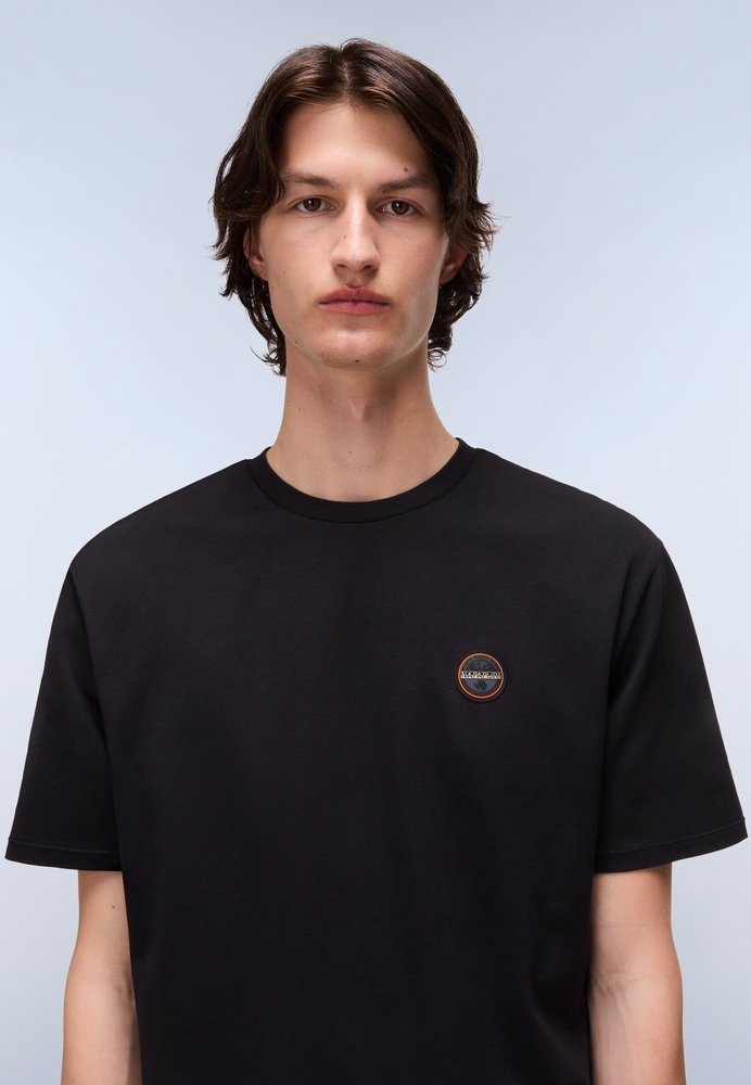 NapapijriT-ShirtS-BadgeSs1NP0A8949BlackBeauty-XS