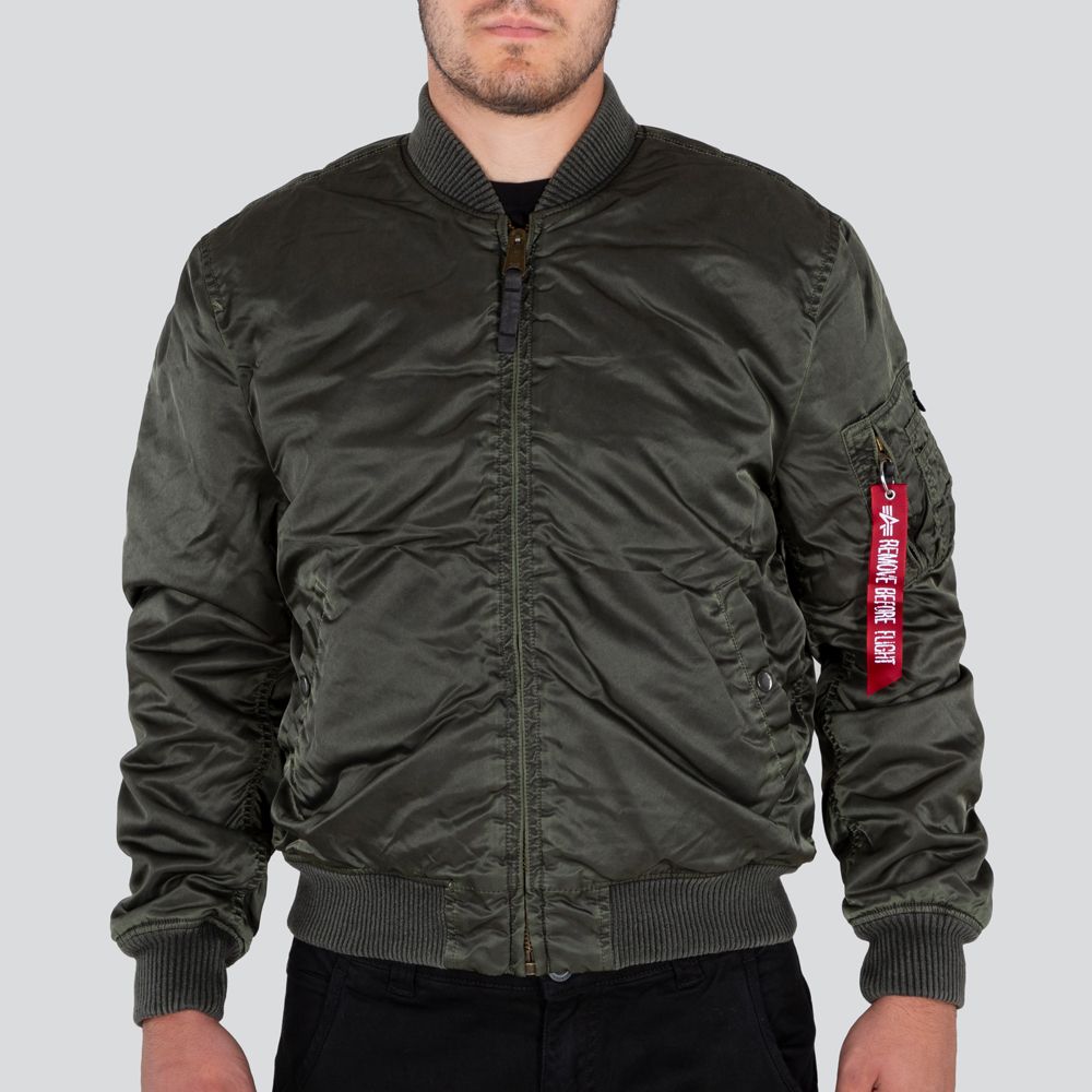 AlphaIndustriesJackeMA-1VF59BattlewashWashedBlackOlive