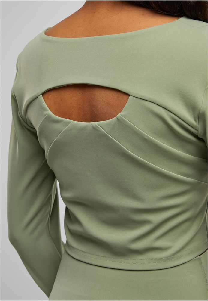 UCYogaDamenLadiesSportsLongsleeveTB7807MatchaGreen-L