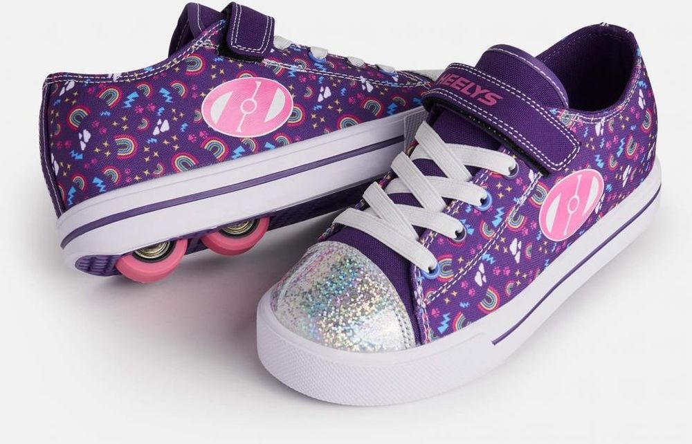 HeelysKinderSneakerSnazzyX2HE100967HE174PurpleMultiRainbow-30
