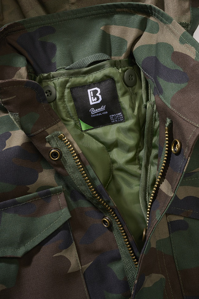 BranditKinderJackeKidsM65StandardJacketWoodland-122128
