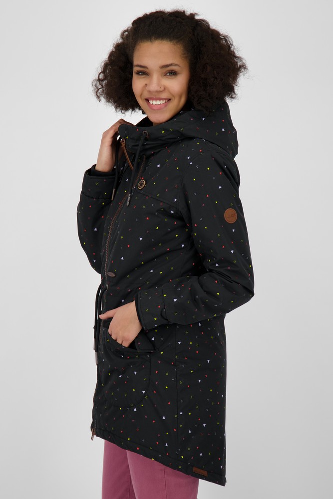 AlifeKickinDamenParkaJackeCharlotteAKBCoatMoonless-2XL