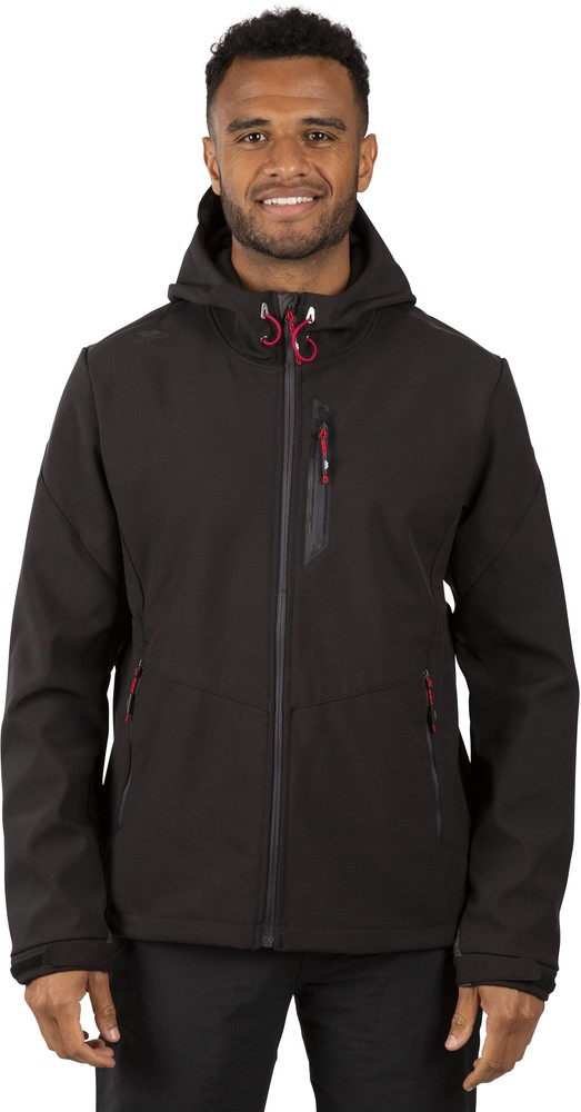 TrespassJackeMarlonB-MaleSoftshellJacketTp75Black-XXXL
