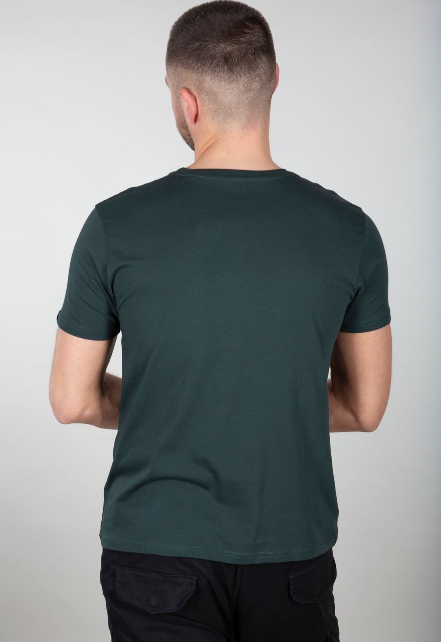 AlphaIndustriesBasicTSmallLogoT-ShirtUnisexDarkPetrol-XXL