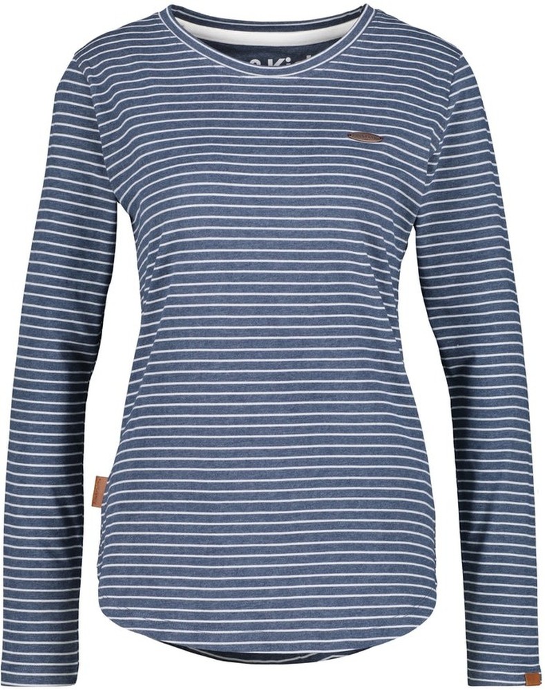 AlifeKickinDamenLeaAKZLongsleeveMarineMelange-S