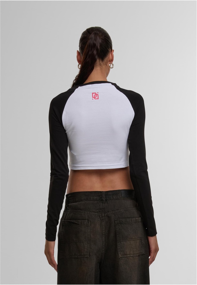 DangerousDNGRSDamenBoldLongsleevesDLLS003WhiteBlack-L