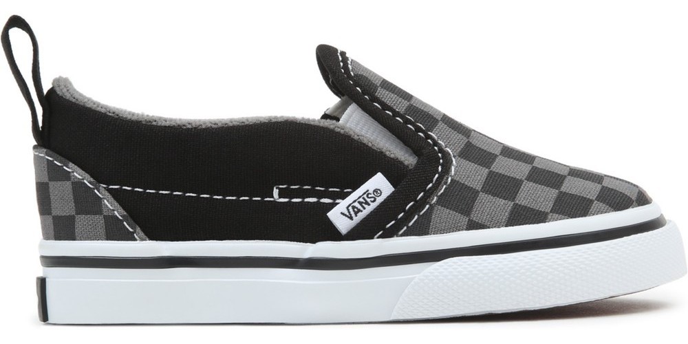 VansKinderKidsLifestyleClassicFTWSneakerTdSlip-OnVCheckerboardBlkPewter