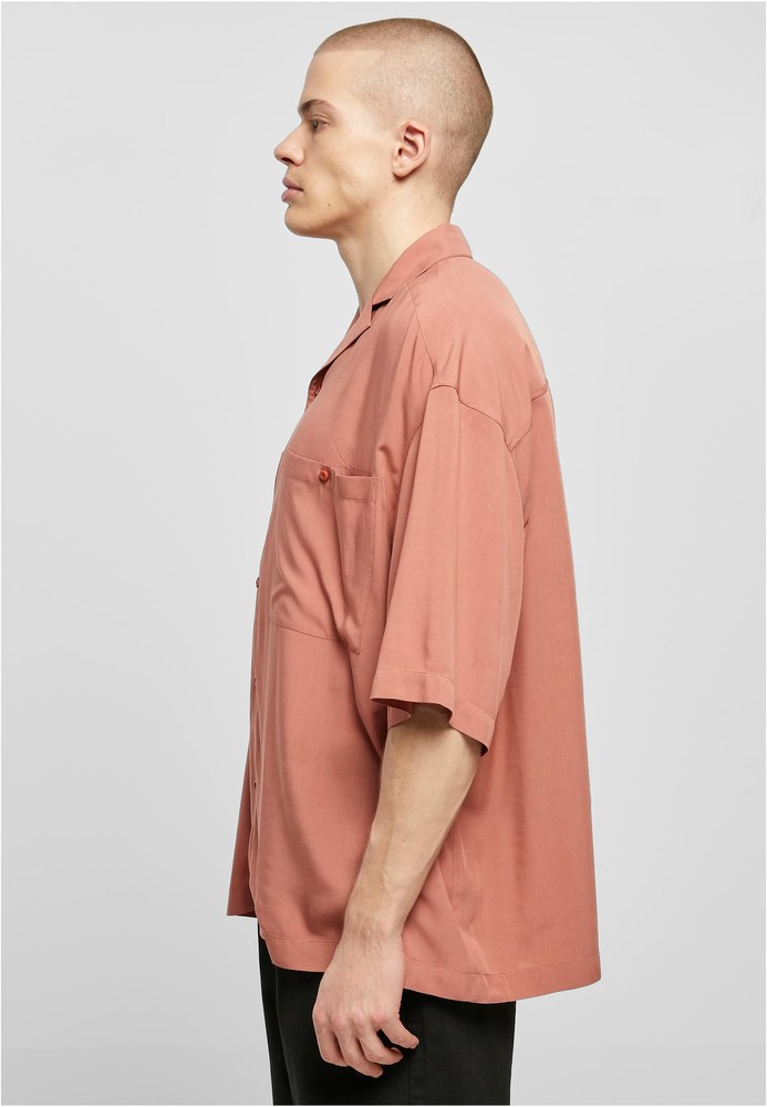 UrbanClassicsHemdOversizedResortShirtTerracotta-3XL