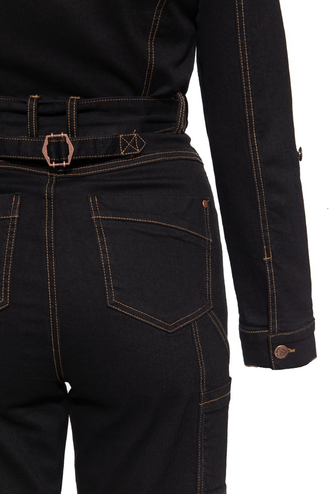 QueenKerosinDamenWorkwearOverallSchwarz