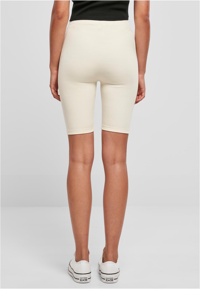 UrbanClassicsDamenLadiesHighWaistCycleShortsWhitesand-3XL