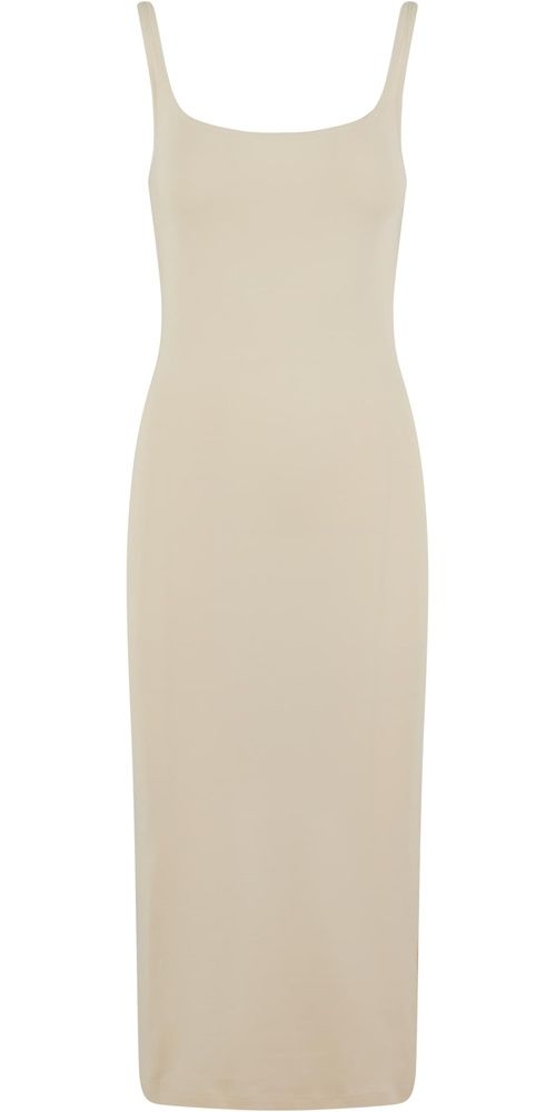 UrbanClassicsDamenKleidknielangLadiesBasicLongCottonJerseyDressTB7180