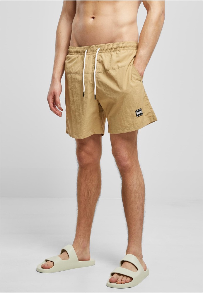 UrbanClassicsBlockSwimShortsUnionbeige-3XL