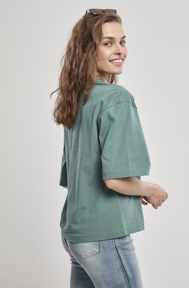 UrbanClassicsDamenT-ShirtLadiesOrganicOversizedTeePaleleaf-3XL