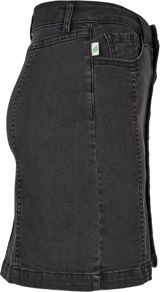 UrbanClassicsDamenLadiesOrganicStretchButtonDenimSkirt