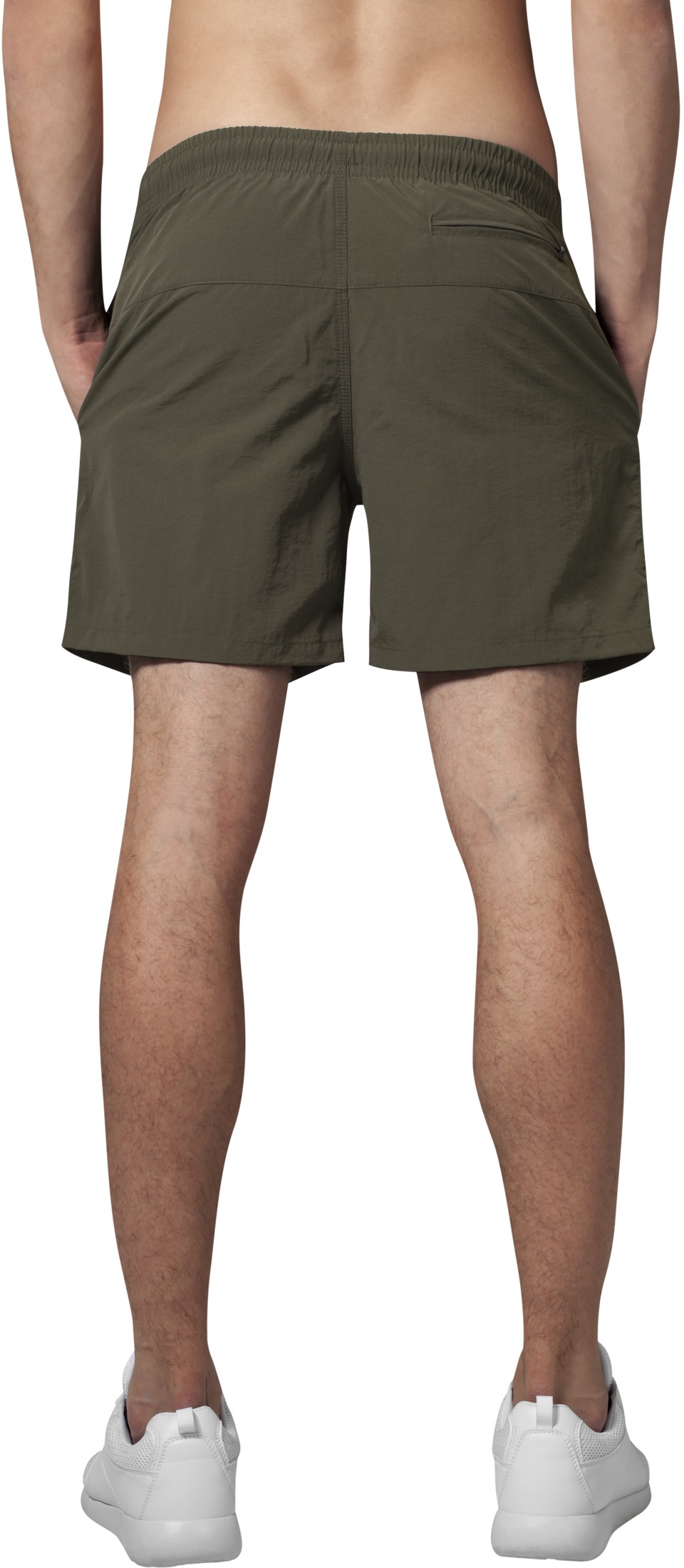 UrbanClassicsBadehoseBlockSwimShortsOliveOlive-3XL