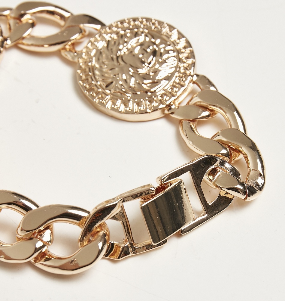 UrbanClassicsArmbandBigPlateBraceletGold