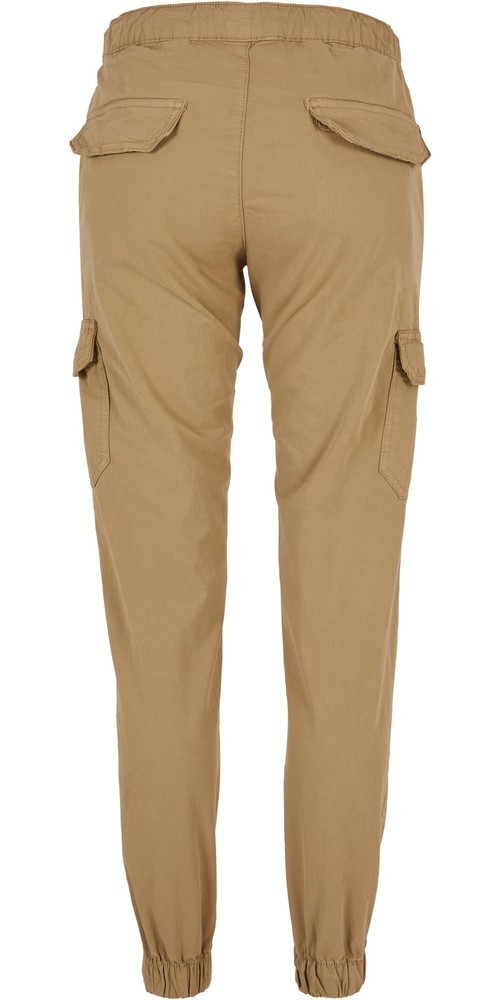 UrbanClassicsDamenHoseLadiesHighWaistCargoJoggingPantsUnionbeige-3XL