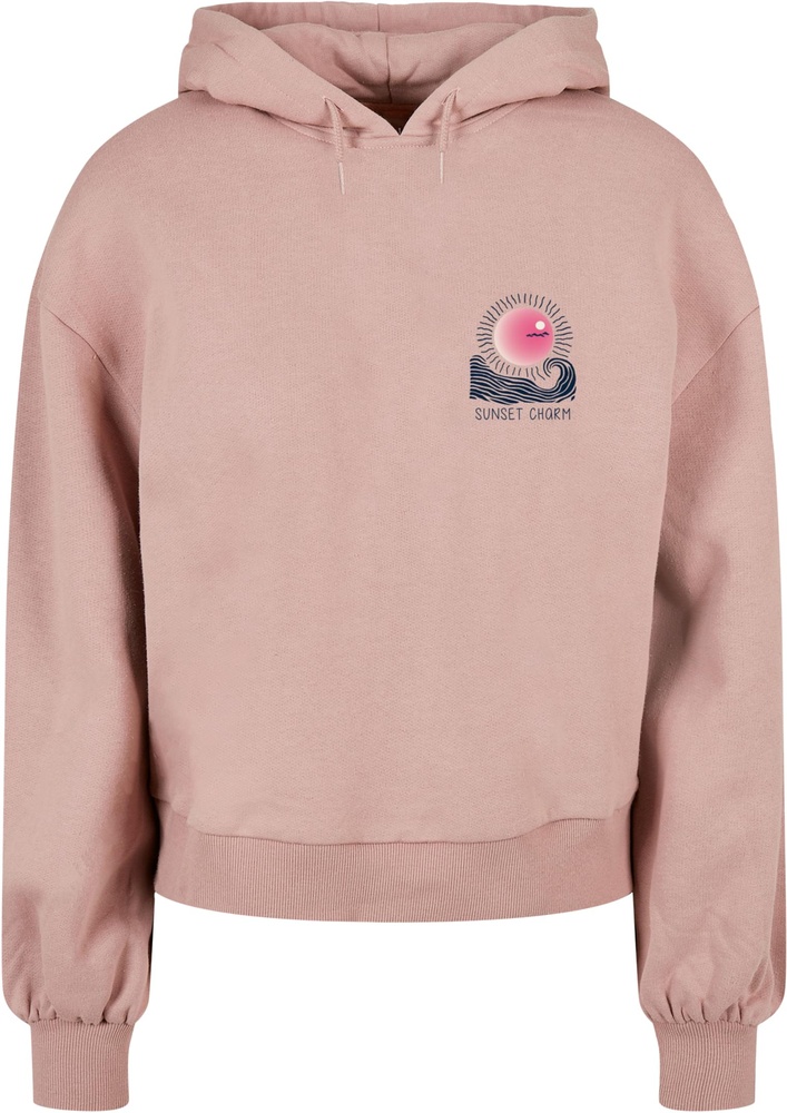 MerchcodeDamenLadiesSunsetCharmOversizedHoodyMP0008531Duskrose-3XL