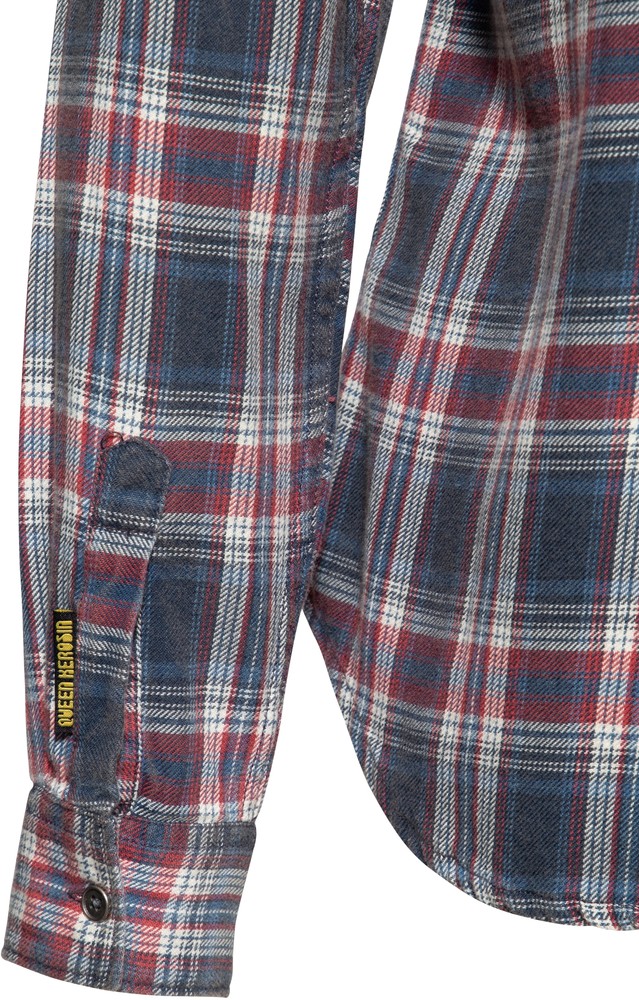 QueenKerosinHemdbluseinKaro-OptikQKI15005Navy