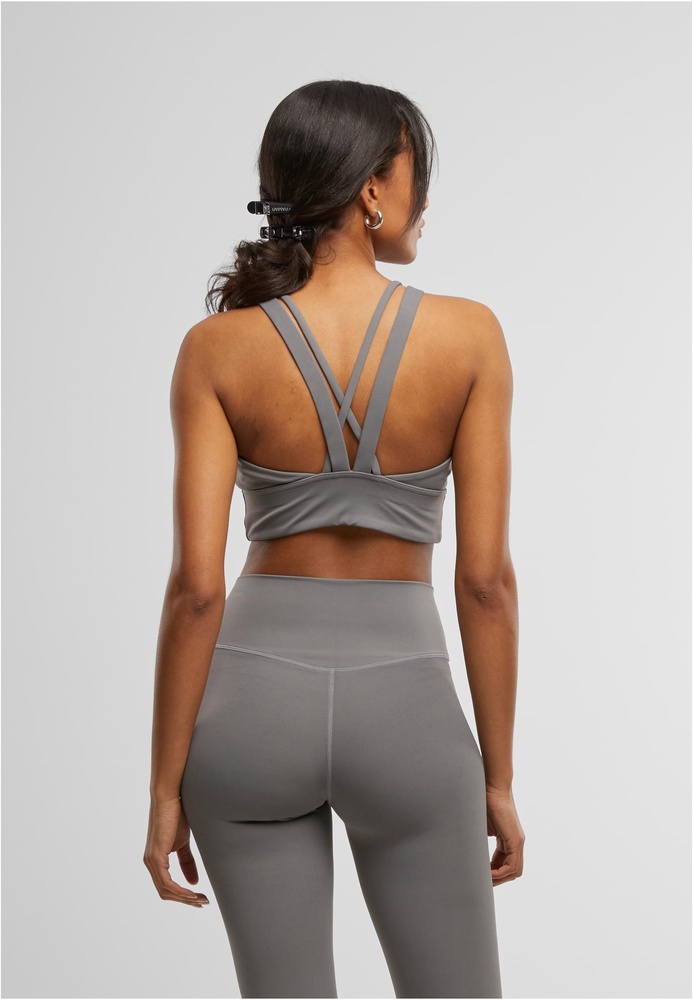 UCYogaDamenSport-BHLadiesSportsBraCrossedTB7809SeniorGrey-L