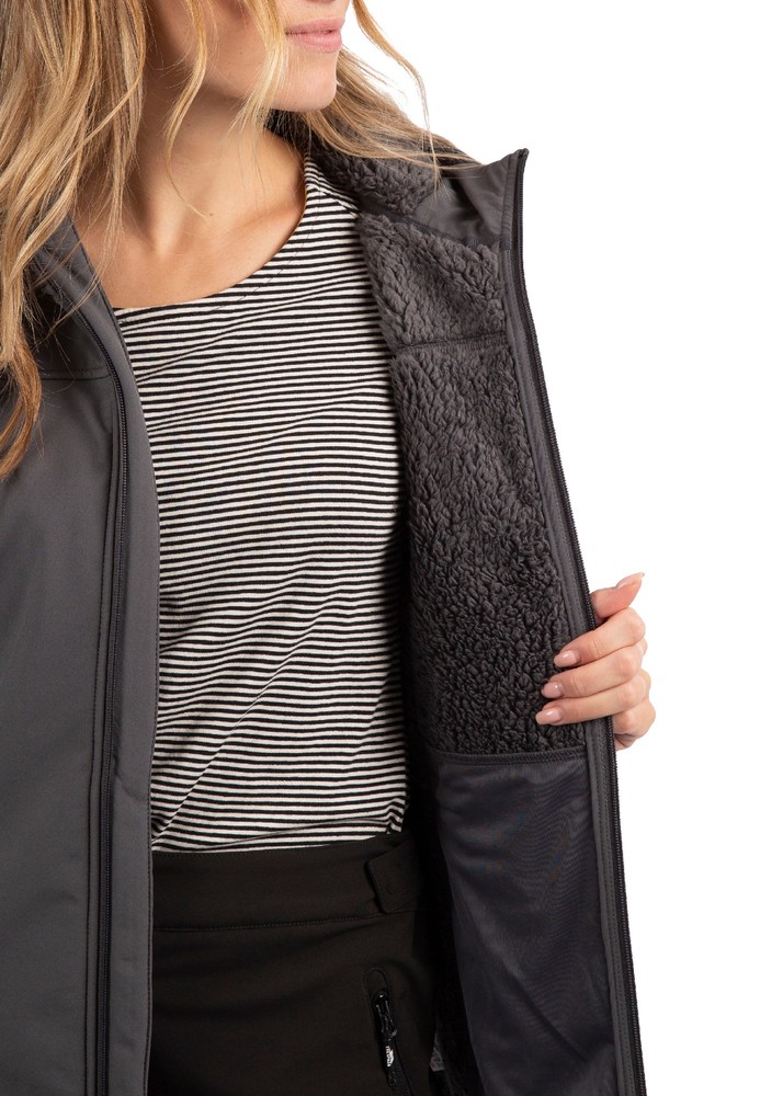 TrespassDamenJackeKristen-FemaleSoftshellJktTp75Carbon-4XL