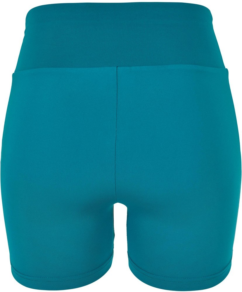 UrbanClassicsDamenShortsLadiesRecycledHighWaistCycleHotPantsWatergreen-3XL