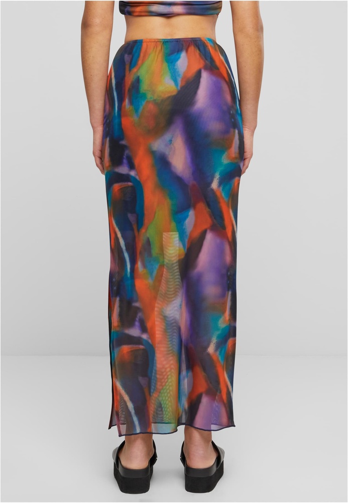 UrbanClassicsDamenLadiesAOPMeshTubeSkirtTB6889