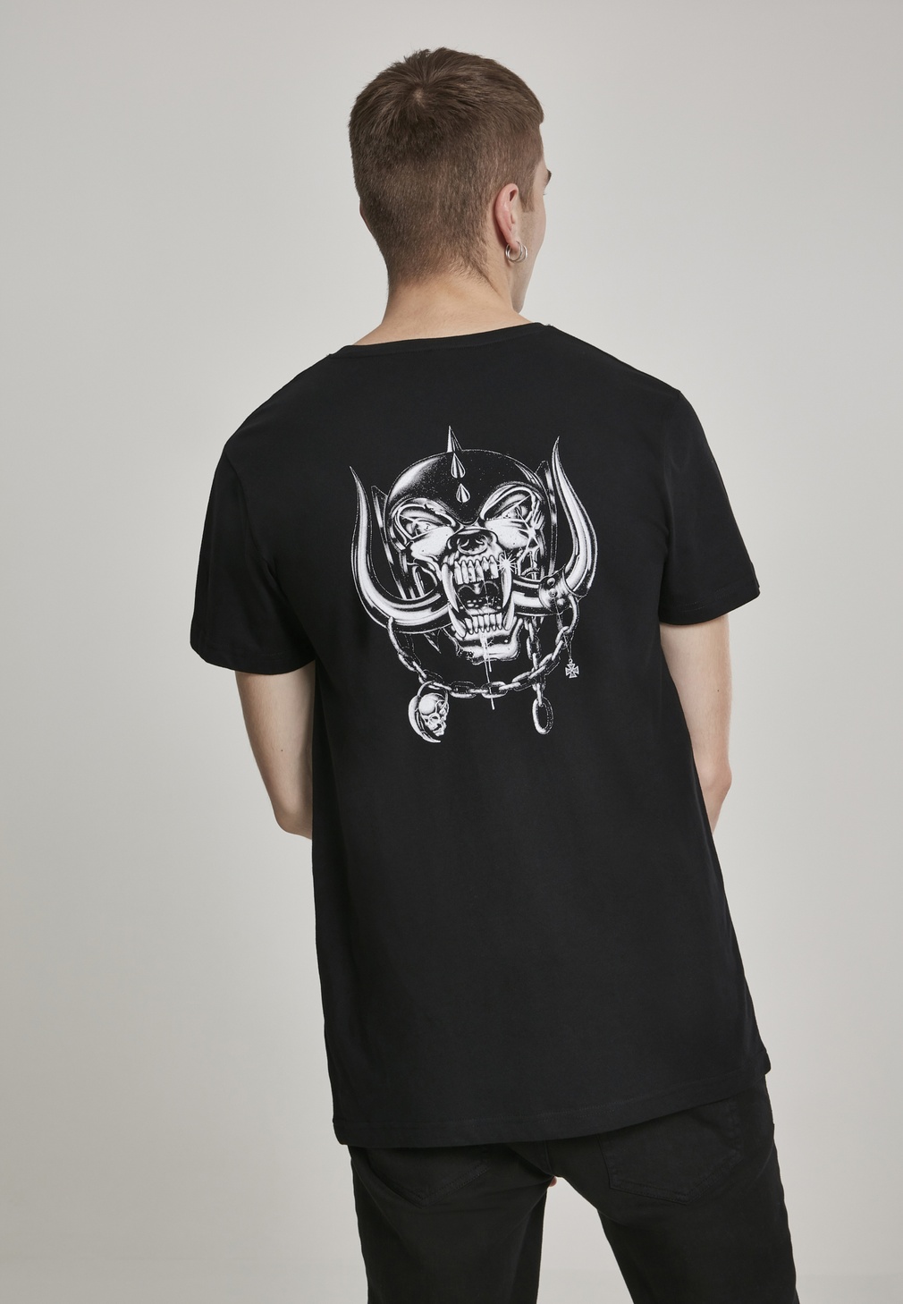 MerchcodeT-ShirtMotrheadLemmyWarpigTeeBlack
