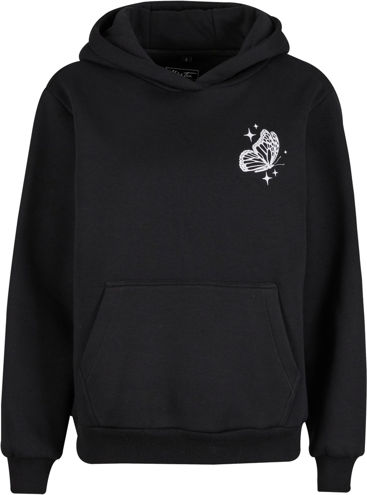 MissTeeDamenWildestDreamsLadiesFluffyHoodyMST208Black-3XL