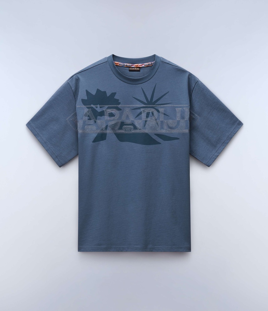 NapapijriSweatshirtS-FioraSsNP0A4IE9StormyWeat-XS