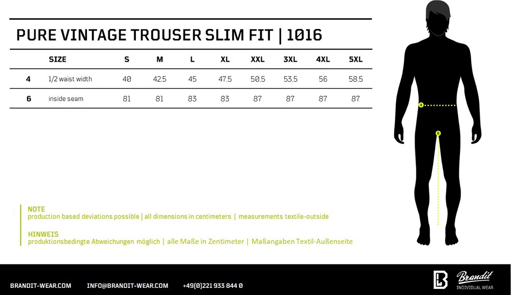 BranditMenPureSlimFitTrousersOlive