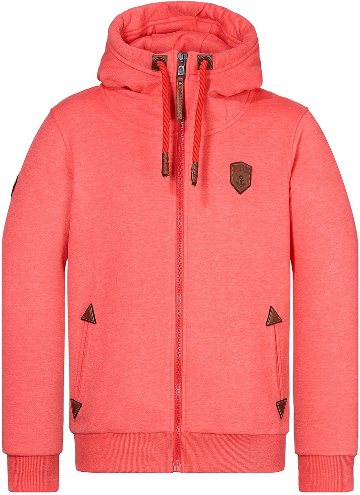 NaketanoHoodieSchwarzkopf1800-0310CherryRedMelange-S