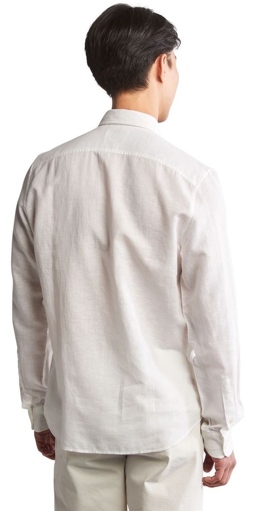 TimberlandLovellLakeTFOCottonLinenLongSleeveShirt0A2DR9White-L