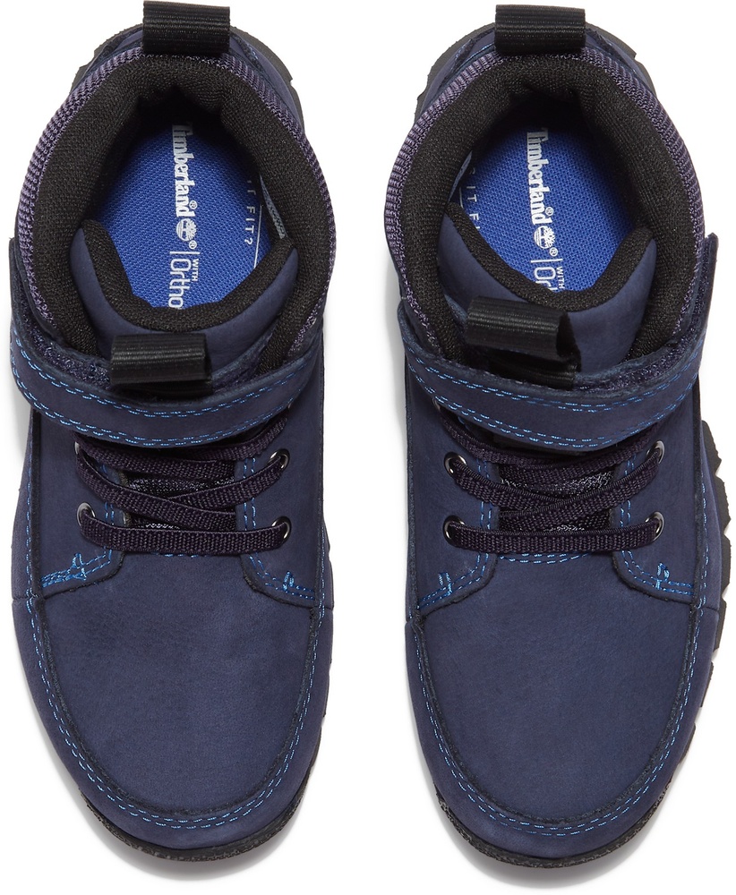 TimberlandKinderStiefelEuroRockMidHookLoopBoot0A6D86DkBluNubuck-34
