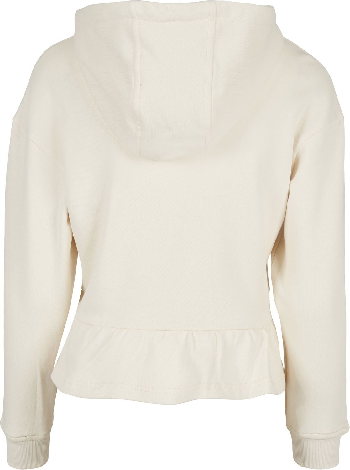 UrbanClassicsDamenSweatshirtLadiesOrganicVolantsHoodyWhitesand-3XL