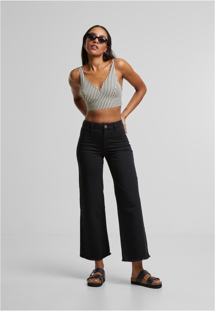 UrbanClassicsDamenJeanshosenLadiesRelaxedStraightFitDenimTB7546Black-26