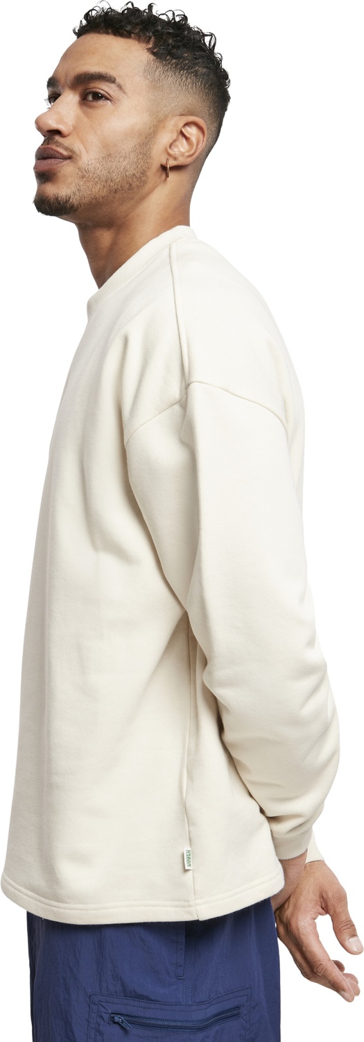 UrbanClassicsHoodieSweatshirtOrganicOversizedBoxyCrewWhitesand-3XL