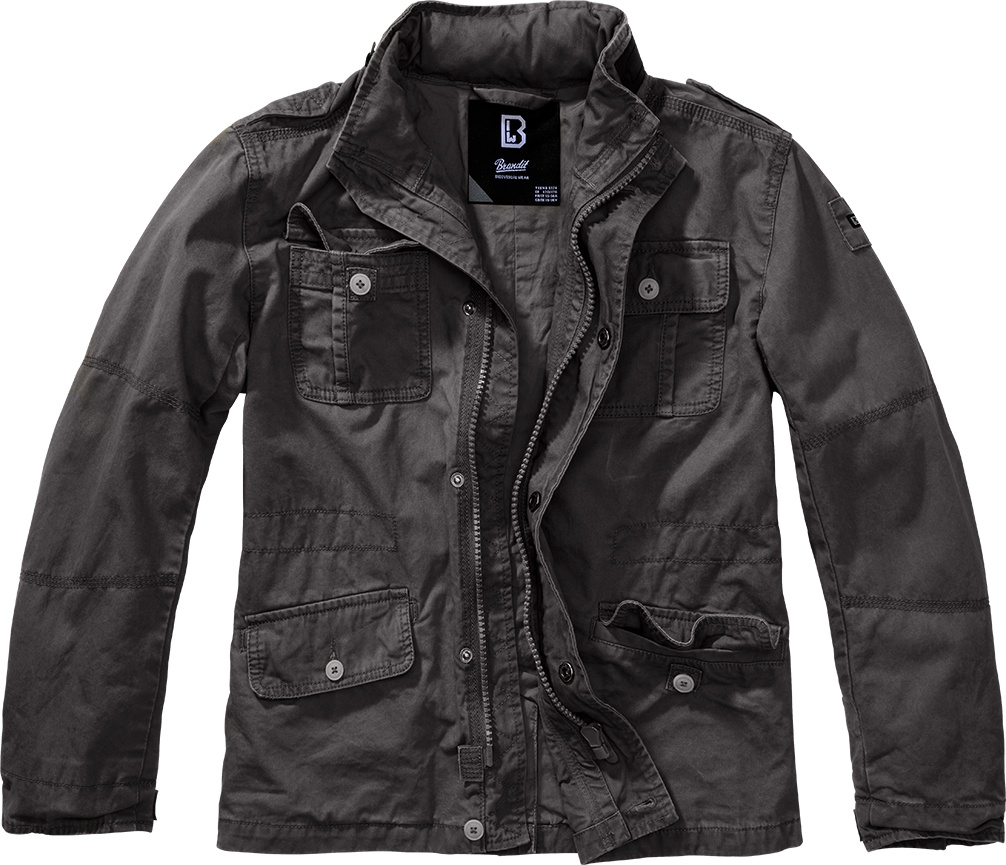 BranditKinderJackeKidsBritanniaJacketBlack-122128