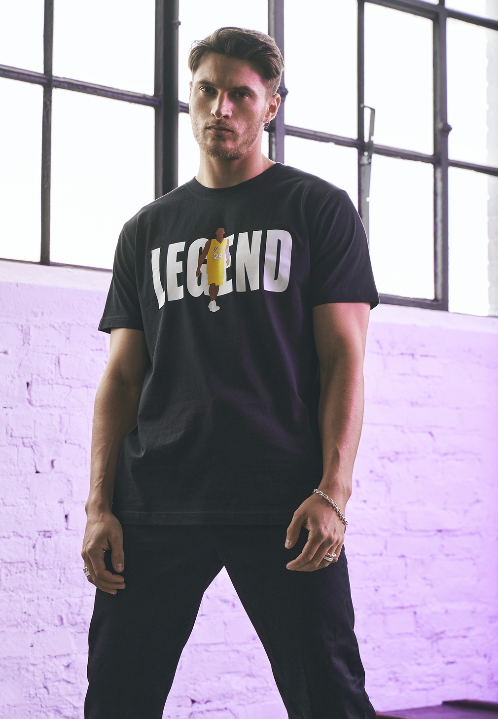 MisterTeeT-ShirtBasketballPlayerTeeBlack