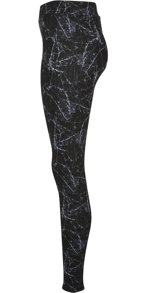 UrbanClassicsDamenLadiesSoftAopLeggingsBlackmarble-3XL
