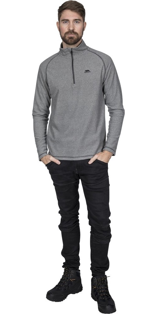 TrespassFleecejackeFleecepulloverKeynote-MaleFleeceAt100Black-4XL