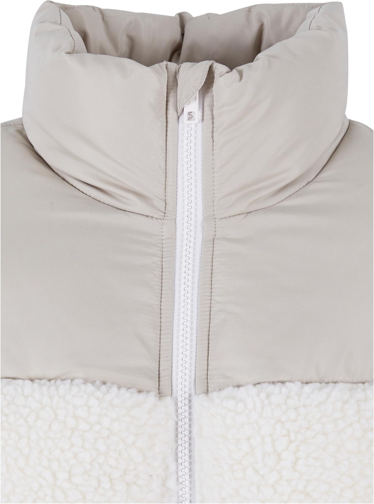 UrbanClassicsDamenLadiesShortSherpaMixPufferJacketTB6147