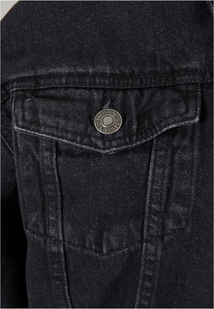 UrbanClassicsDamenJeansjackeLadiesOversized90sDenimJacketTB6208BlackWashed-3XL