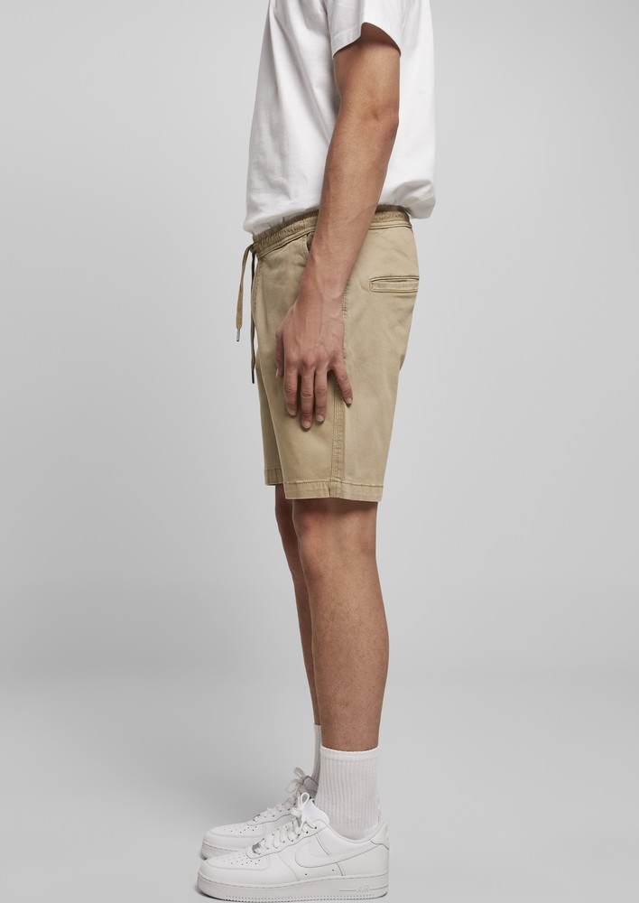 UrbanClassicsStretchTwillJoggshortsUnionbeige-3XL