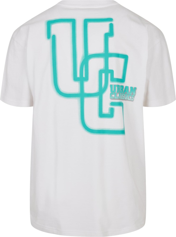 UrbanClassicsGlowLogoTeeWhite-3XL