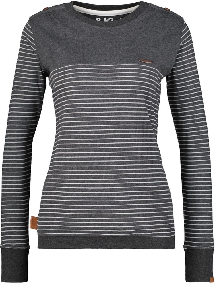 AlifeKickinDamenLeonieAKZLongsleeveMoonlessMelange