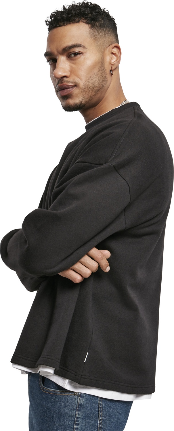 UrbanClassicsHoodieSweatshirtOrganicOversizedBoxyCrewBlack