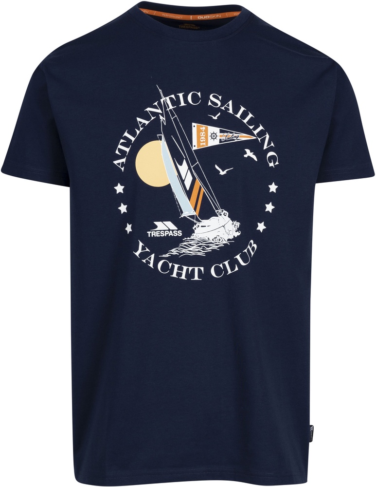 TrespassT-ShirtCedarf-CasualPrintedT-ShirtNavy-XXS