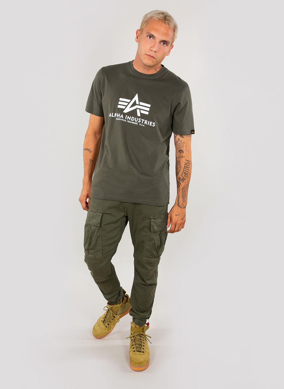 AlphaIndustriesBasicT-ShirtT-ShirtUnisexGreen-XXL
